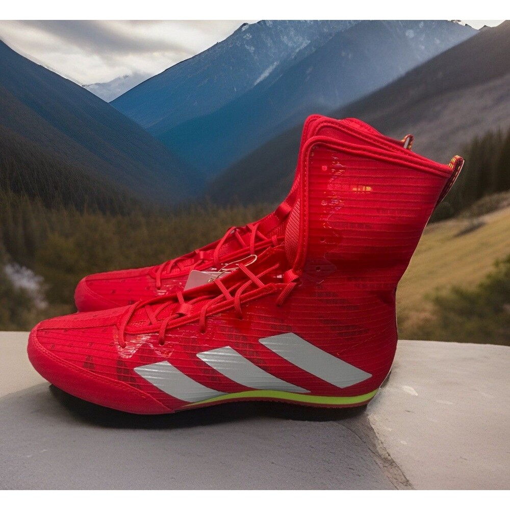 Adidas Hog 4 JP9846 Better scarlet Silver metallic Lucid lemon Men Size 11 NEW